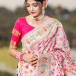 Pink Kashmiri Weaving